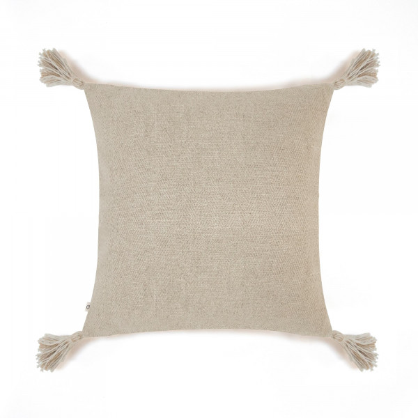 Bargaon Handwoven Cushion Cover - Ivory
