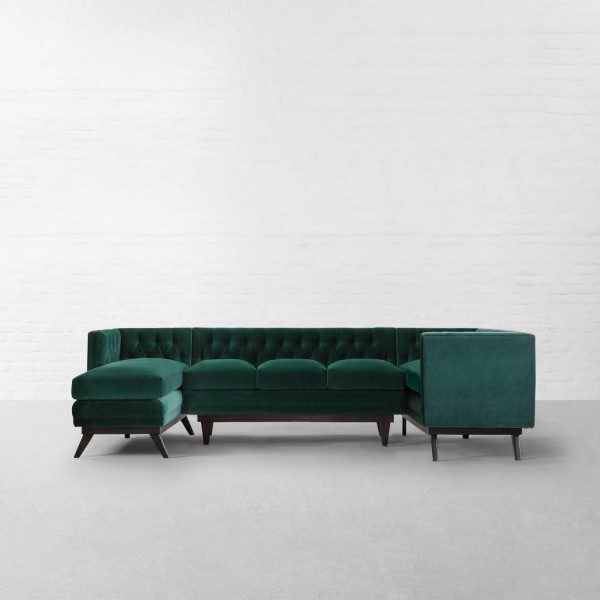 Bombay L-shaped Extra Large Sectional with Chaise