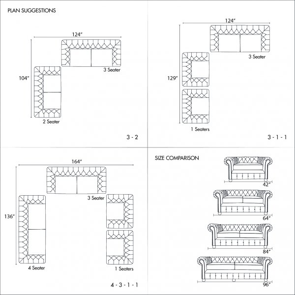 Chesterfield Sofa Dimensions Www Gradschoolfairs Com Chesterfield Sofa Collection