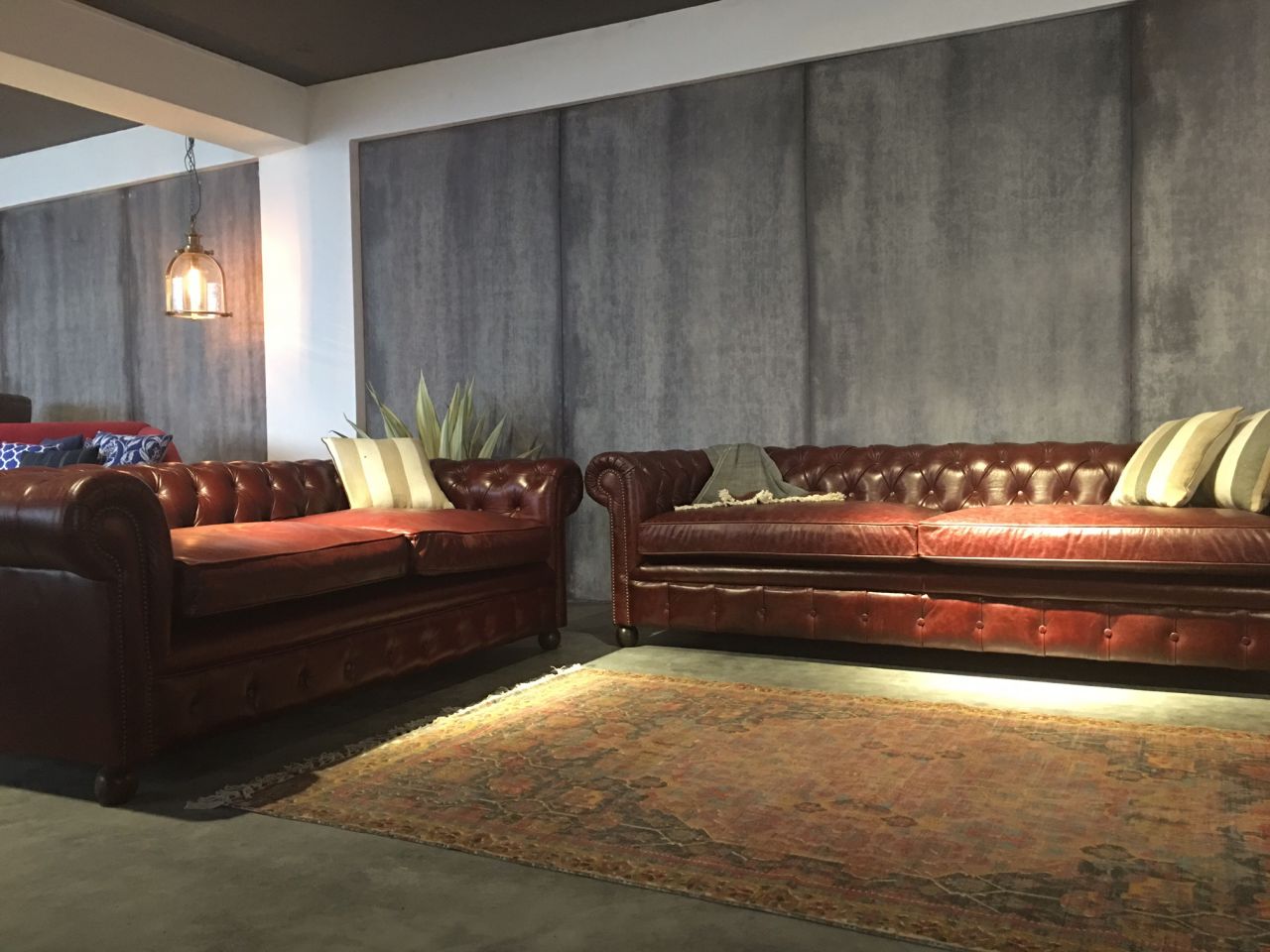 Handcrafted Leather Chesterfield..