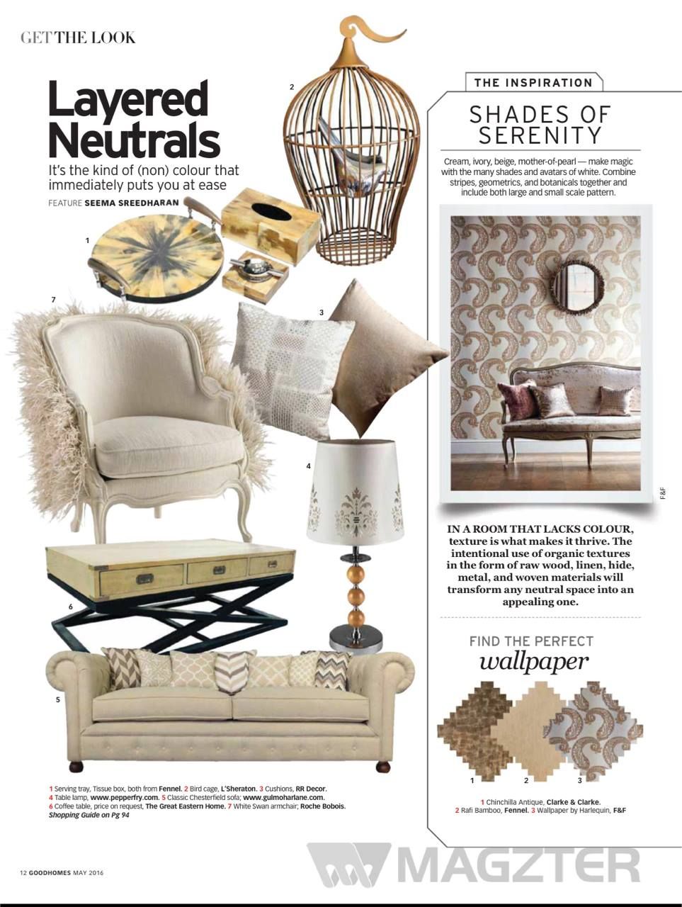 A Neutral Colour Palette in Interior Home Decor