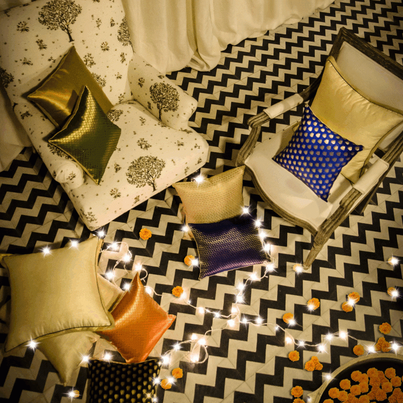 Mughal Courtyard: New Festive Cushions Collection is here!
