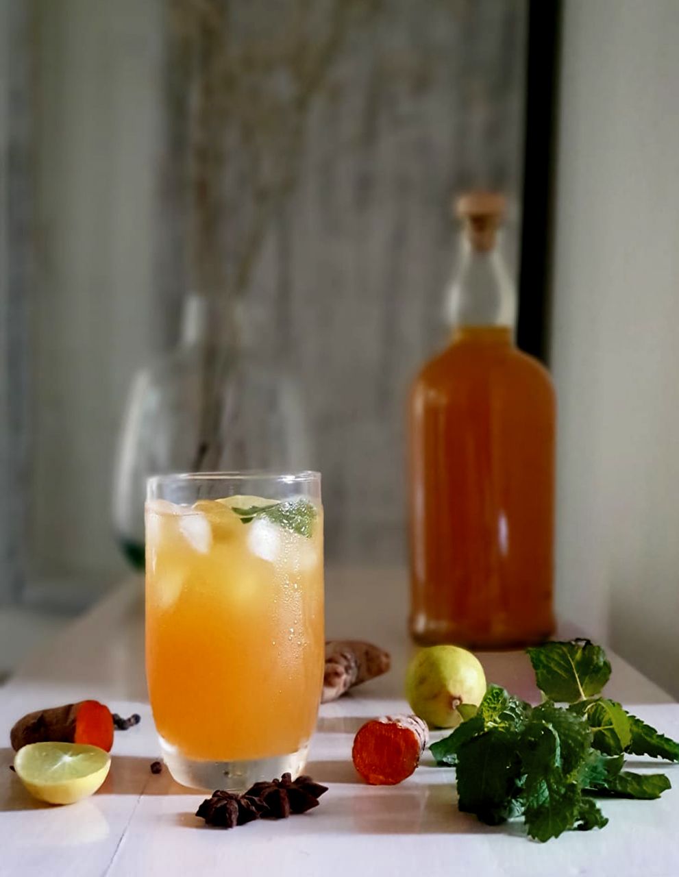 Homemade Turmeric and Ginger Ale