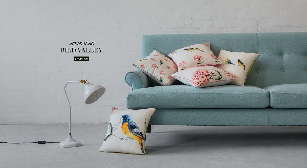 Birds And Summer Flowers Inspire Bird Valley Collection..