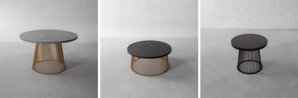 SEATTLE TABLE Collection | An Interplay of Different Materials