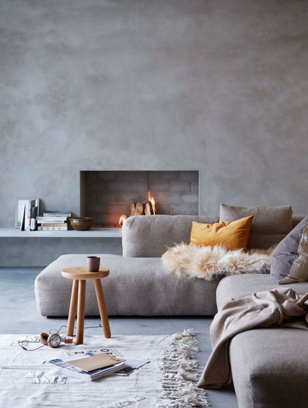 Concrete is here to stay indoors!