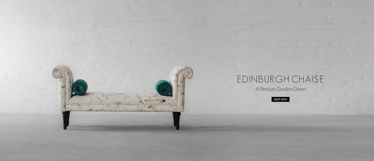 Create a space with our EDINBURGH CHAISE to go back in time.