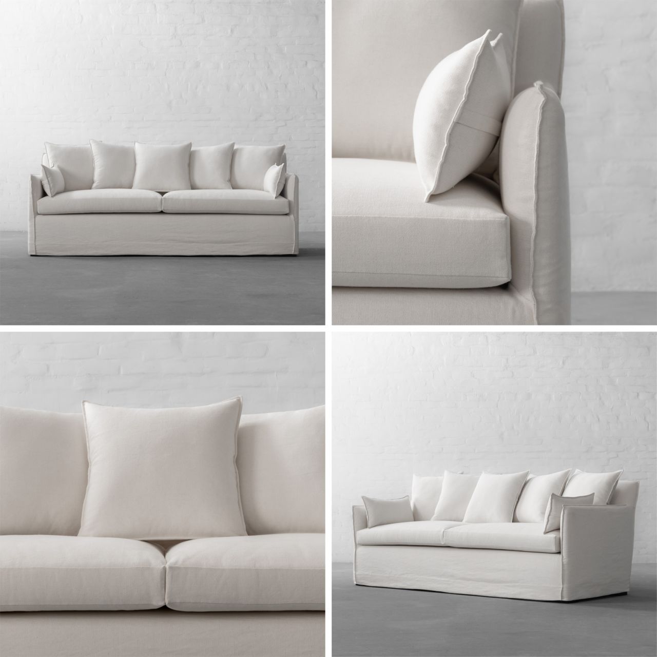 Slip it on . Relish . Wash | All New Long Island Slipcover Sofa