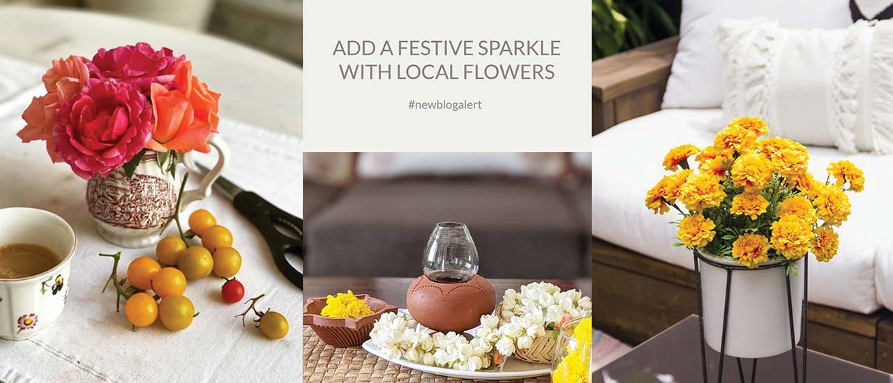 ADD A FESTIVE SPARKLE WITH LOCAL FLOWERS
