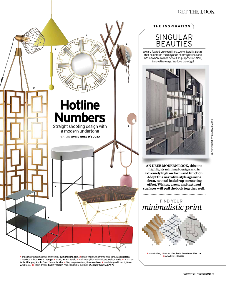 Mill tripod lamp | Goodhomes Magazine Feature