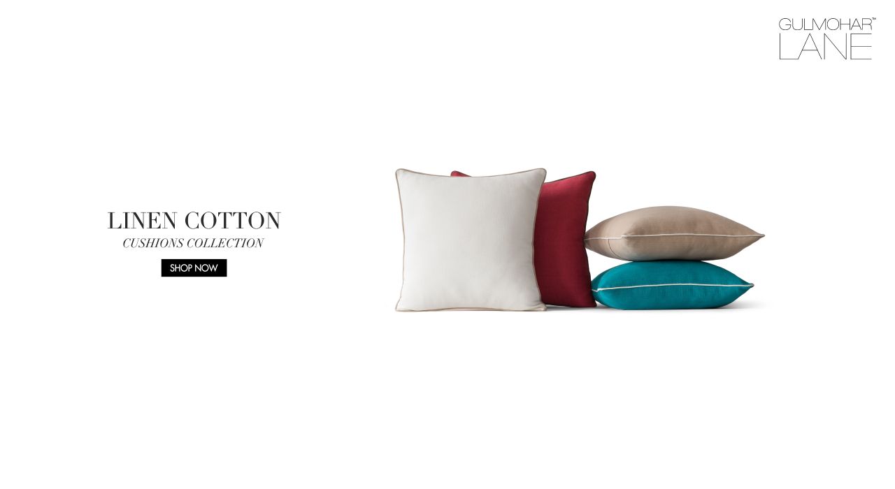 Indulge in the calming effects of our Linen Cotton Cushions Collection.
