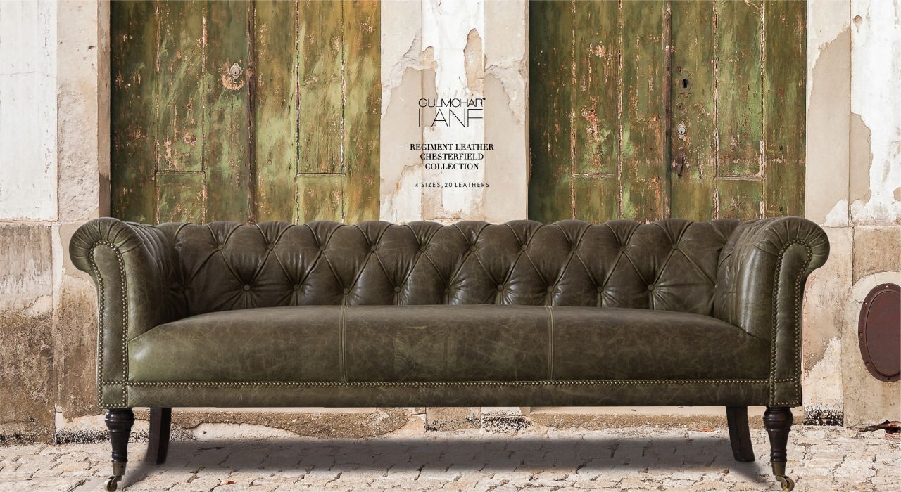Regiment Leather Sofa now in Leather!