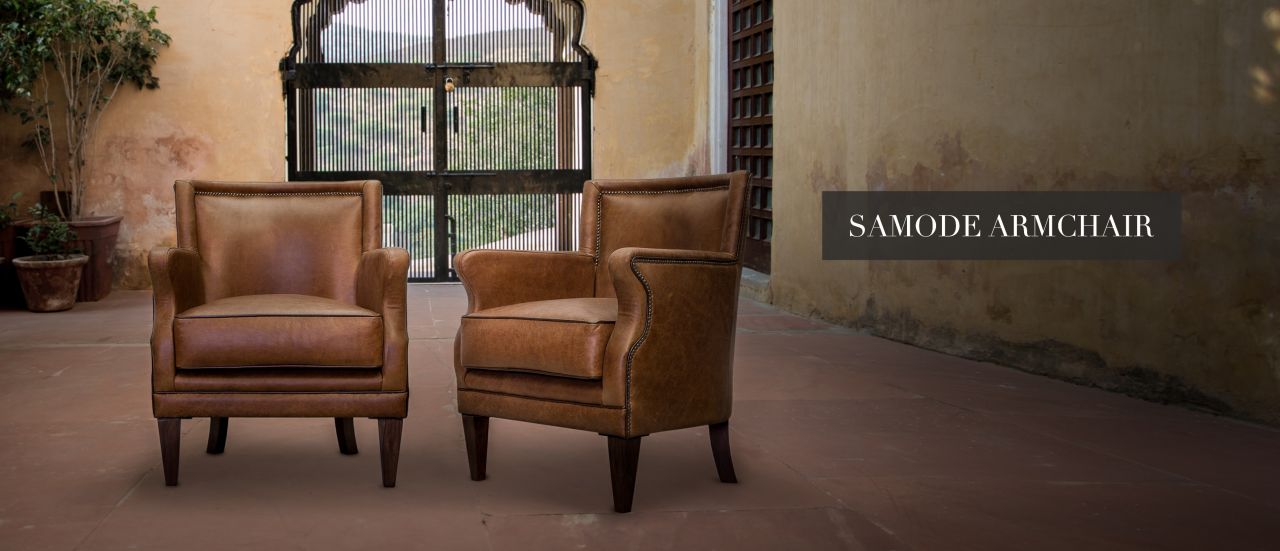 Think Royale with Samode Armchair.