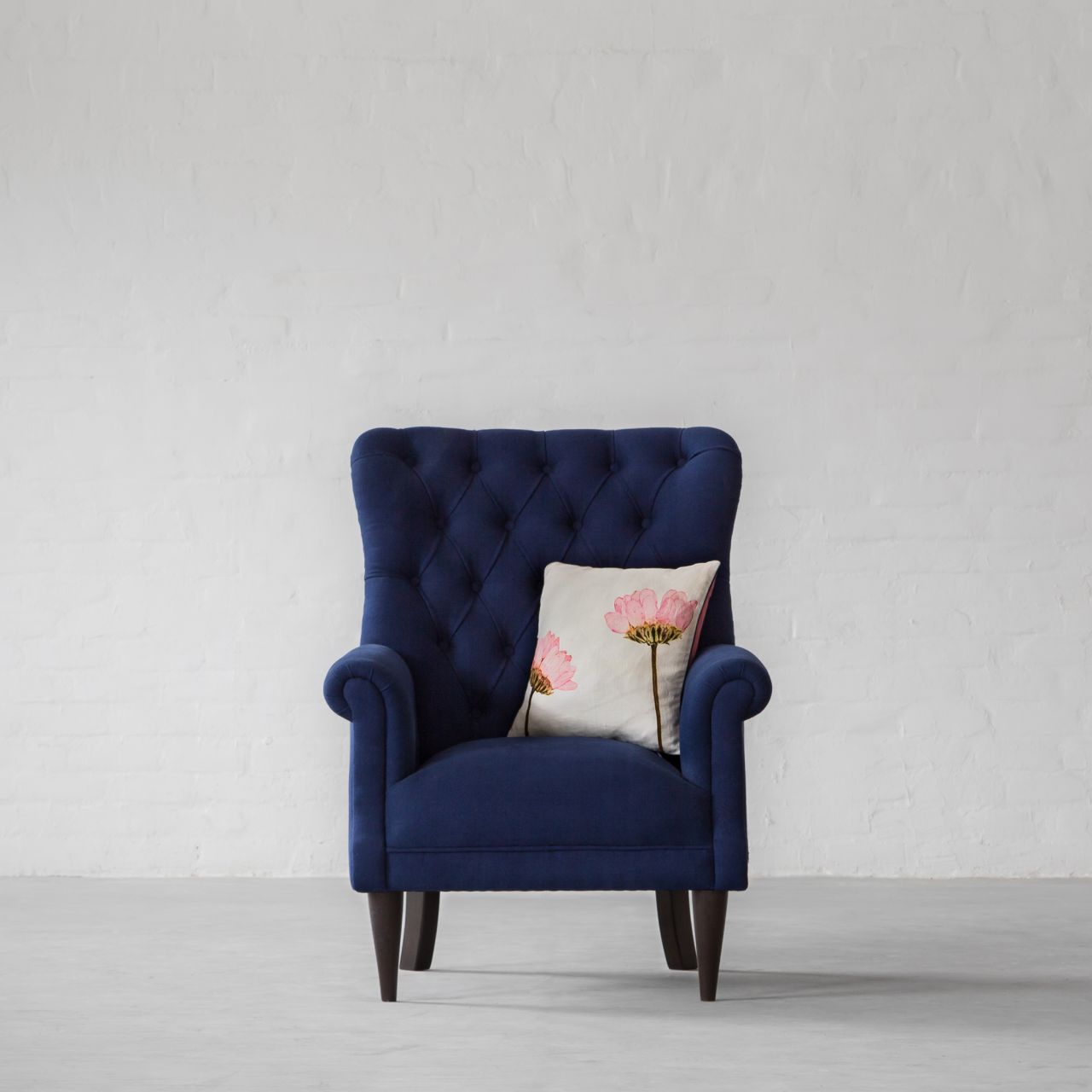 Dalhousie Armchair Collection | Linen Cotton Indigo