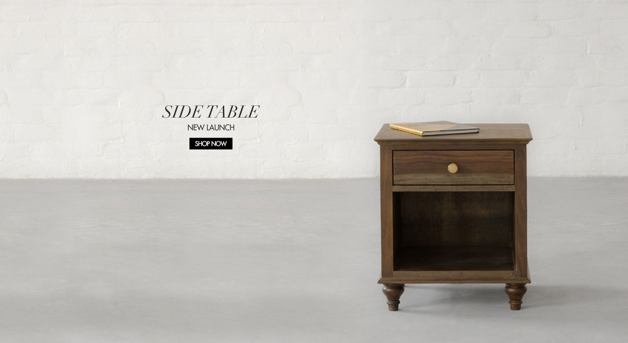 A perfect side table for your comfortable yet functional decor.