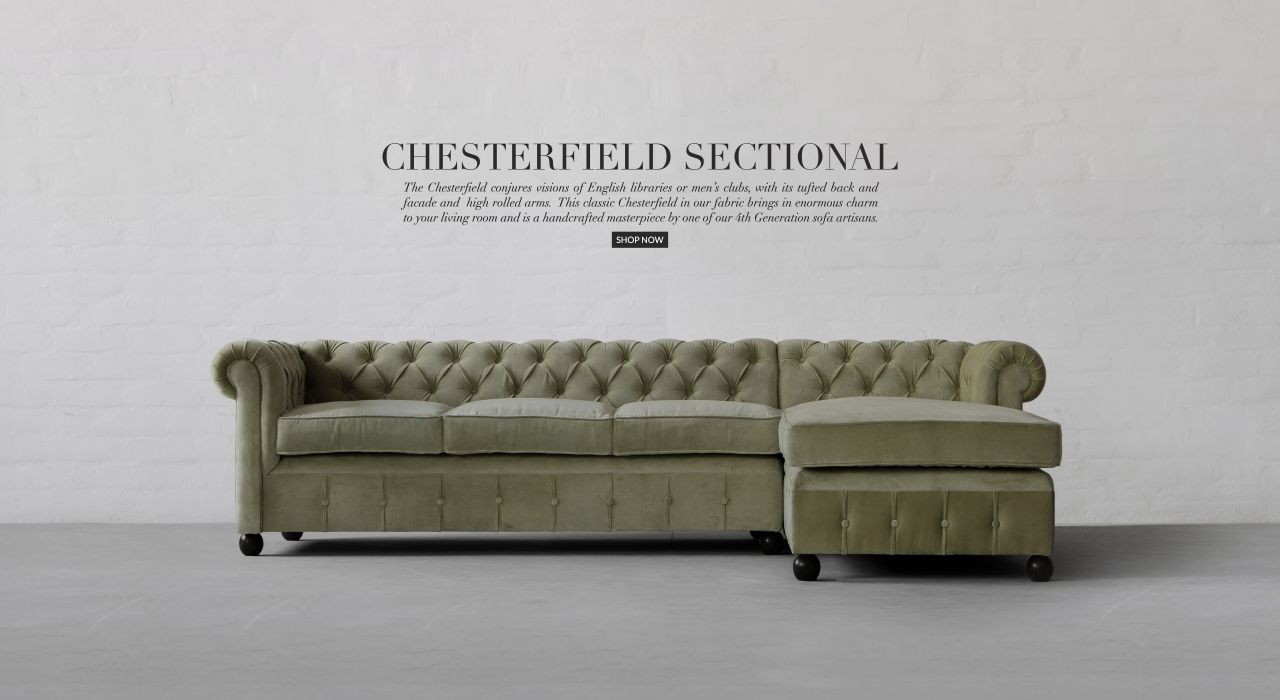 Get to know our Classic CHESTERFIELD SECTIONAL!