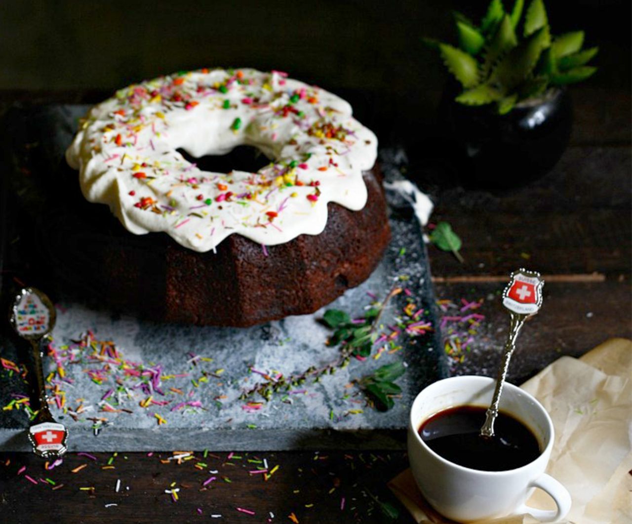 Carrot Banana cake with dates and raisins
