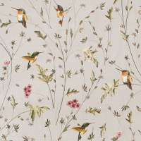 Anna’s Humming Bird in Clouds Cotton Linen Blend