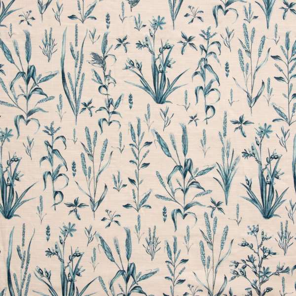 Glacial Corn Yards Cotton Linen Blend Fabric Swatch 15cm x 15cm