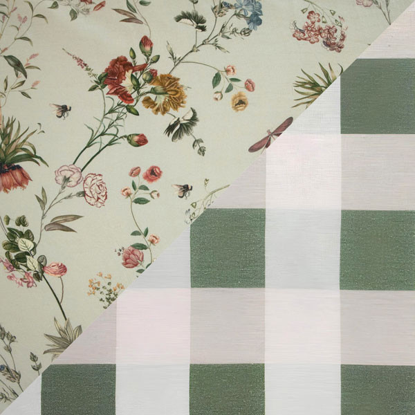 Highland Checks-Green &amp; Garden of Eden-Noon