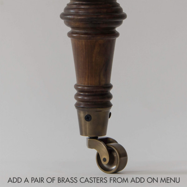 Antique Brass Caster