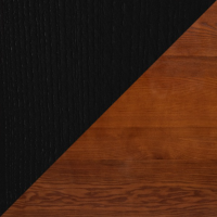 Dual Finish: English Chestnut + Midnight