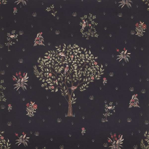 Summer Garden Night - Wallpaper Swatch 7" x 10"