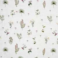 100% Linen Wild Flowers at Barrington Court Fabric Swatch 15cm x 15 cm