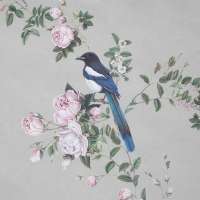The Magpies Brunch Time - Wallpaper Swatch 7&quot; x 10&quot;