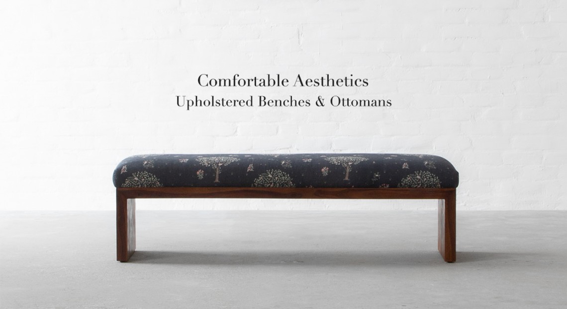 Upholstered Benches and Ottomans