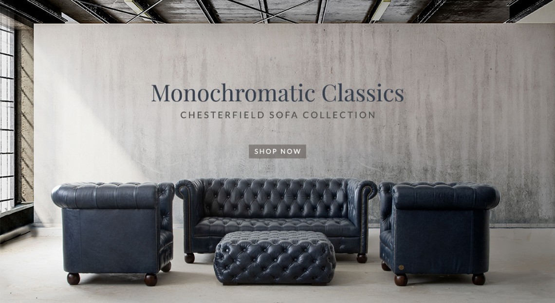 Leather Chesterfield Sofa