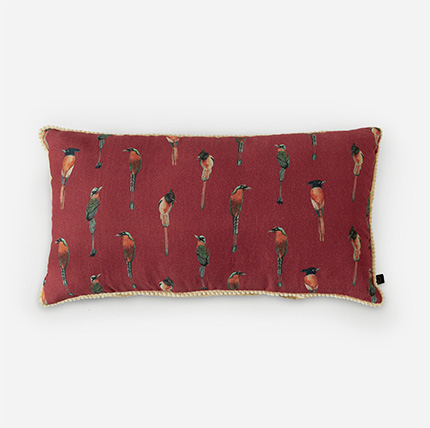 Flocking Autumn Birds Cushion Cover