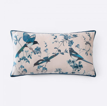 Magpie in Mischief Cushion Cover