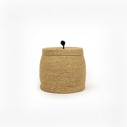 Java Sphere with Lid - Sand