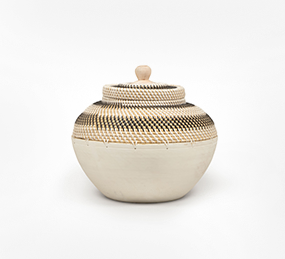 Malay Decorative Pot with Lid
