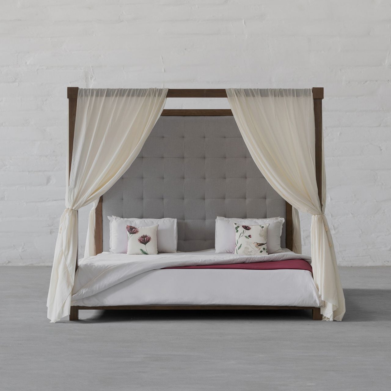 Purple Four Poster Bed