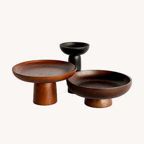 Bali Wooden Bowl Set