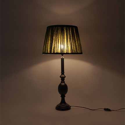 Manor Belle Pleated Lampshade-Olive