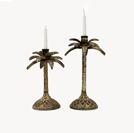 Palm Tree Candle Stand