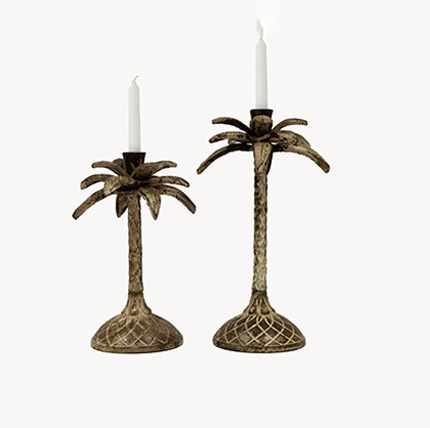 Palm Tree Candle Stand