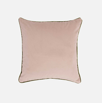 Royal Samode Velvet Blush Cushion Cover