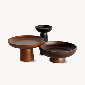 Bali Wooden Bowl Set