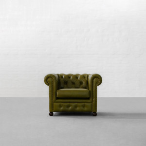 Eternity Olive Italian Leather