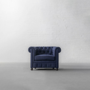 GIR COBALT COTTON LINEN BLEND
