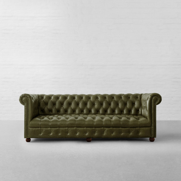 Olive Genuine Leather
