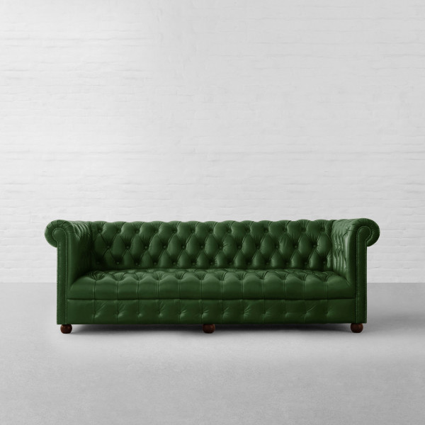 Tango Green Italian Leather
