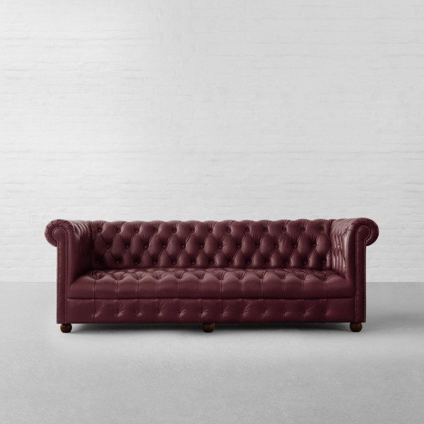 Eternity Maroon Italian Leather