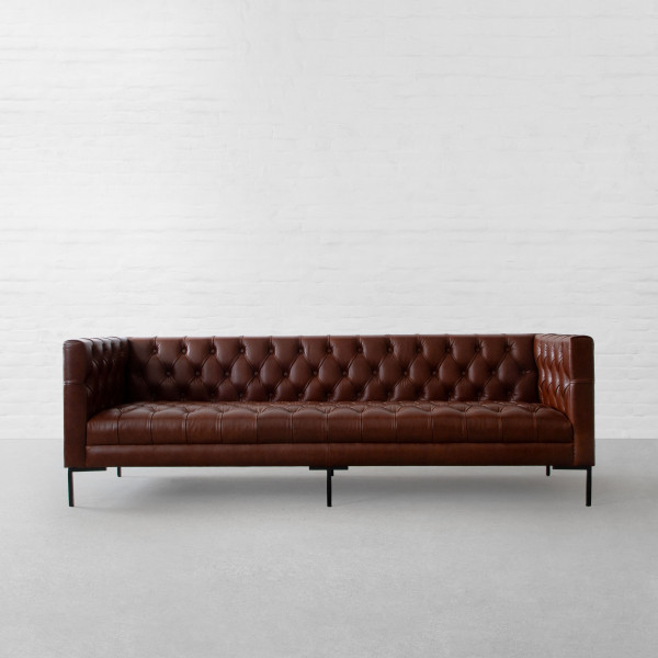 Cognac Genuine Leather