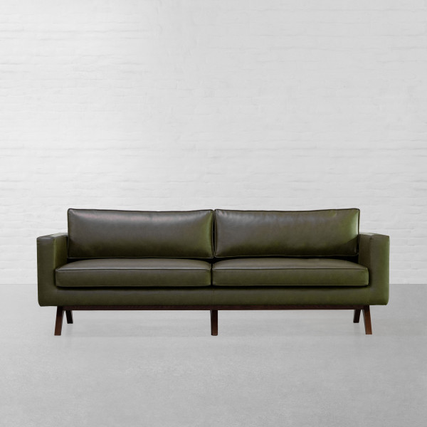 Olive Genuine Leather