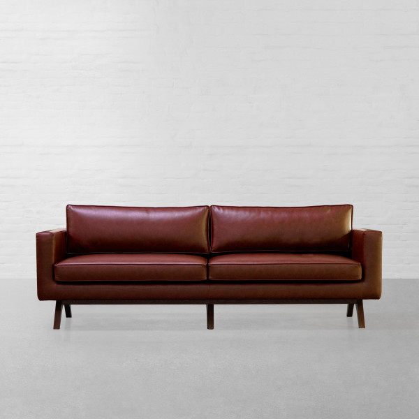 Cognac Genuine Leather